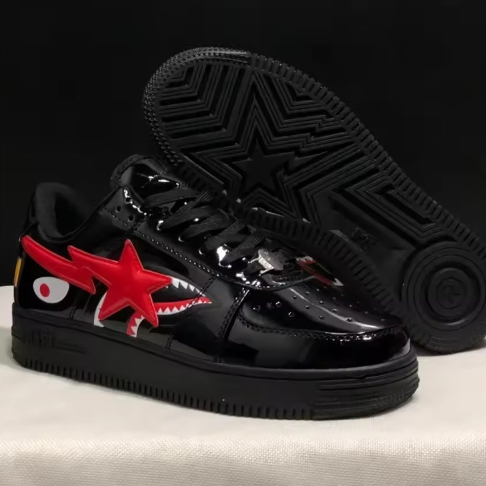 GRAIL ALERT: Bape Sta Patent Shark Lows - Limited Stock!